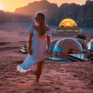 Rum Sunset Bubbles Luxury Camp
